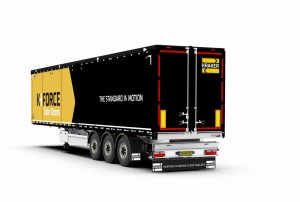 K-Force Side-Doors Schubboden Auflieger | Moving Floor Chassis